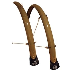Planet Bike Hardcore Hybrid Front and Rear Bicycle Fender Set with Stainless Steel... by 