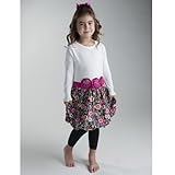 Tutu Moi Size 5/6 Black Multicolor Flower Bria Bubble Girls Outfit Tutu Moi Size 5/6 Black Multicolor Flower Bria Bubble Girls Outfit