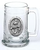 North Carolina State Wolfpack Glass Stein (Beverage Mug) 15 oz - NCAA College Athletics