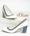 s.Oliver Pumps weiß / blau