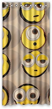 Wenglee Customized Despicable Me The Minions Polyester Fabric Window Curtain 52"x108" (one piece)
