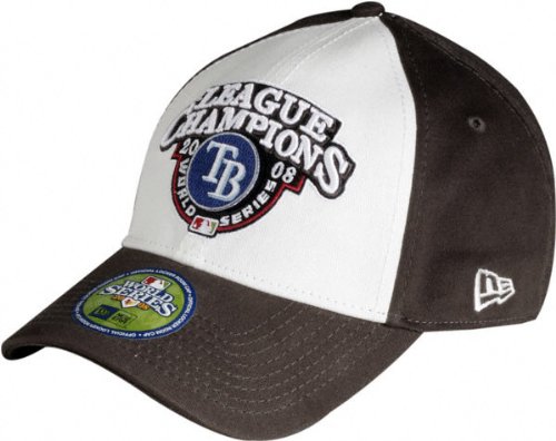 Buy Tampa Bay Rays 2008 American League Champions Official Locker Room Flex-Fit Hat