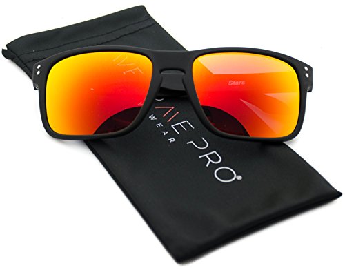 Active Sports Shades Fashion Sunglasses with Colorful Mirrored Lens