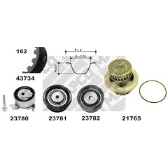 Wasserpumpe + Zahnriemensatz OPEL ASTRA G CC (F48_, F08_) , ASTRA G Cabrio , ASTRA G Caravan (F35_) , ASTRA G Stufenheck (F69_)