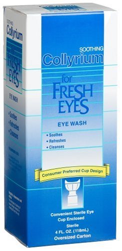 Buy Bausch & Lomb Collyrium Eye Wash, 4-Ounce Bottles (Pack of 3) by Bausch & Lomb now!