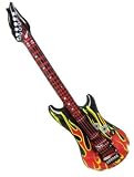 Paul Import aufblasbare Gitarre / Luftgitarre  ca. 100 cm Flammendesign 714 title=