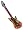 www.gitarrenhersteller.com - aufblasbare Gitarre Luftgitarre ca. 100 cm Flammendesign