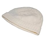 Polo Ralph Lauren Black Label Womens Cashmere Cream Cable Hat Cap Medium Large
