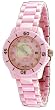 Oniss #ON8205-L Women's Diamond Marker Pink Ceramic Watch