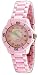 Oniss #ON8205-L Women's Diamond Marker Pink Ceramic Watch