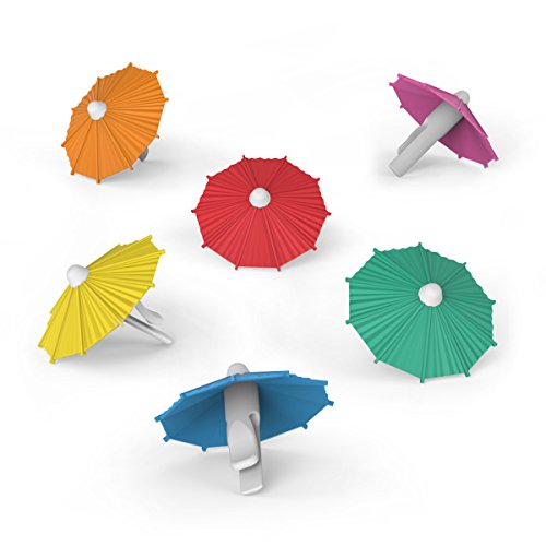 Fred & friends my tai umbrella drink markers, set of 6