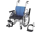 日進医療器 KICKLLE（キックル） キックル（座幅38cm） アーチクロス型足こぎ対応モジュラー式低床車いす シートカラー／ブラウン フレームカラー／ノーブルシルバー 座幅38cm 前座高36/38/40cm