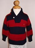 Polo By Ralph Lauren Boys Striped Shawl Pullover