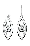 Kit Heath Heritage Sterling Silver 62J0 Celtic Knot Drop Earrings