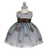 New Geometric Circle Dotted Organza Dress (Assorted Color) 6M to 24M