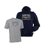 Russell Athletic Georgia Tech Sweatshirt and Tee Combo Pack