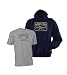 Russell Athletic Georgia Tech Sweatshirt and Tee Combo Pack
