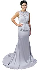 Mermaid Lace Satin/Silk Bridesmaid Dress 