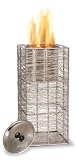 Uniflame AAB602A Wire Tower Gel Alcohol Burner - Polished Chrome