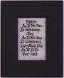 Small Framed Verse - Dance Verse