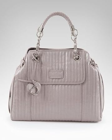 Holly Patent Quilted Tote