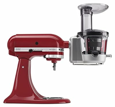 KitchenAid KSM1JA Masticating Juicer, Silver