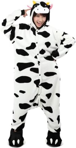 Keral Unisex Adult Animal Cow Kigurumi Cosplay Costumes Medium