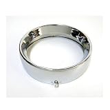 CHROME FRENCHED HEADLAMP HEADLIGHT TRIM RING FOR HARLEY FLSTC FLSTF FLSTN 94-12 BY... by SAMPOWERSPORTS1