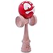 Kaleb Kendama With Big Red Face Ball And Extra String