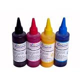 PrintPayLess TM Brand Anti-UV Sublimation Ink for Epson Refillable Cartridges, CISS / Heat Transfer, 400ml for Epson 127, T127 (non-OEM): Epson WorkForce 60, WorkForce 630, WorkForce 633, WorkForce 635, WorkForce 840, Epson Stylus NX625 ~ PrintPayLess