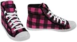 ROCKET DOG Checkered High Top Sneakers (Pink)