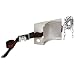 Talboys 717 Aluminum Cylinder Wall Bracket with Safety Message Strap and Chain, 1.875" Length x 8.125" Width x 4.625" Height
