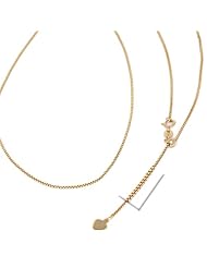 10K Yellow Gold Adjustable Box Chain - 24 inch - Spring Ring Clasp - SL Gold Imports