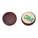 VKO Wood Soft Shutter Release Button Sticker Compatible for Sony A7RIII A7II A7III A7RII RX100V RX100IV RX100III RX100II RX100 a6000 a6300 X-T1 10.5mm Concave Surface Red(Wood Grain Random)