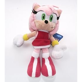 SONIC THE HEDGEHOG Amy 7 Plush by Sonic