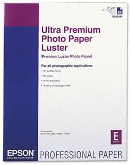 25-Sheet 17inx22in Ultra Premium Photo Paper Luster