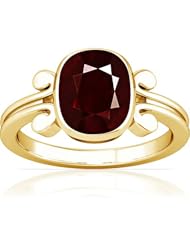 18K Yellow Gold Cushion Cut Ruby Solitaire Ring (GIA Certificate)