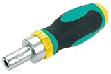 Eigenschaften Wolfcraft GmbH 1237000 / Wolfcraft 1237000 1 Mini-Handschraubendreher mit Ratsche inklusive 5 Bits Solid: Schlitz 5,0 + 6,0 mm, Phillips No. 1 + 2 + 3