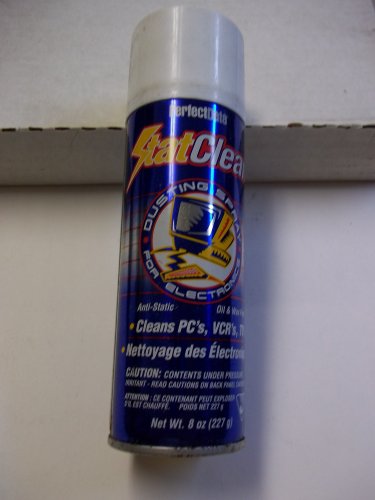 PerfectData, StatClean, Dusting Spray, For Electronics, Anti-tatic, Oil & Wax Free