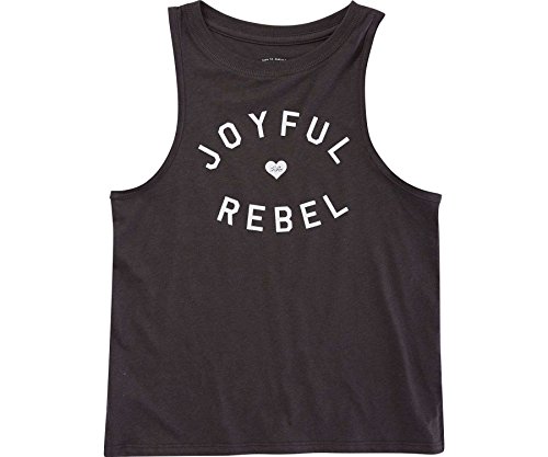 Billabong Girls’ Joyful Rebel Tank Off Black Large