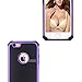 iphone 6s case, iphone 6 case, ShuYo(TM) Rugged Heavy Duty Impact Slim Hard Hybrid Case Protection Shock-Absorption /Resistant Bumper Case for iphone 6/6s[Black/Purple]