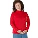 Women's Mock Turtleneck Shirt Size / Color: 2X-Large / Pink