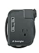 Kensington K38032US Portable Power Outlet with 3 Wall Outlets and 2 USB Power Ports