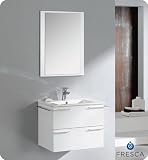 Fresca Cielo White 24 Modern Bathroom Vanity