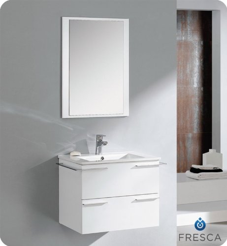 Fresca Cielo White 24 Bathroom Vanity