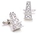 Oil Derrick Designer Cufflinks