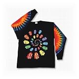 The Rolling Stones "Rainbow Tongue" Tie-Dye Long Sleeve T-Shirt
