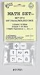 Math Set 2, 16mm (5/8) Dice (1-6, 7-12, 2 operators)