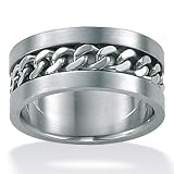 Men's Stainless Curb-Link Band