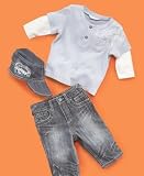 Guess - GUESS? Baby Boy 3 Piece My First Jeans Set
